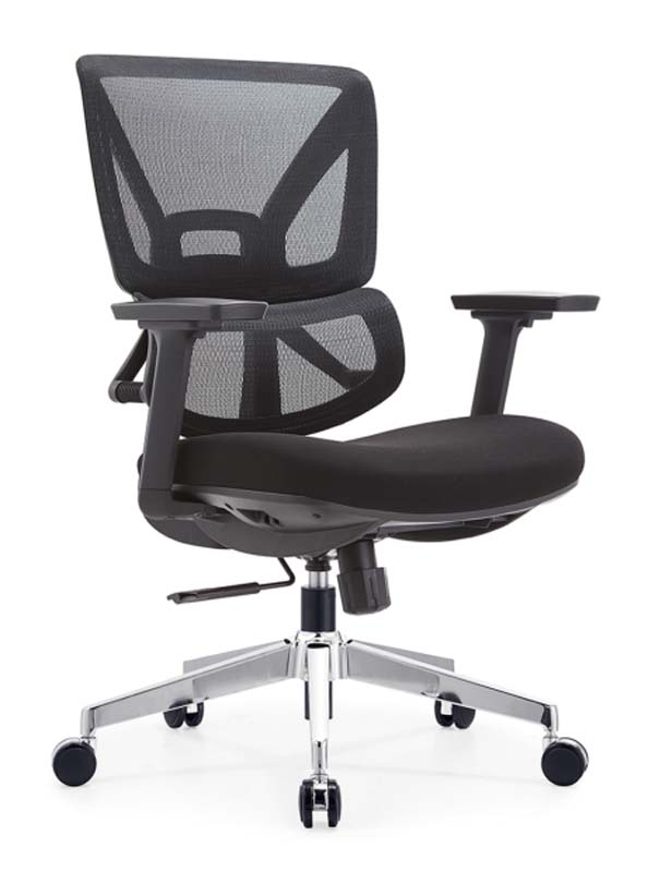 Mid-Back Mesh Ergonomic Task Chair with Lumbar Pad and Chrome Base MB-MESH-TASK-CH-01