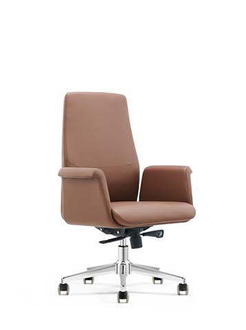 Brown Leather Executive Swivel Chair EXEC-HB-BRN-01
