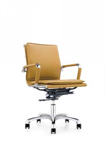 Tan Low-Back Padded Swivel Conference Chair OFC-LB-TAN-CHR-01