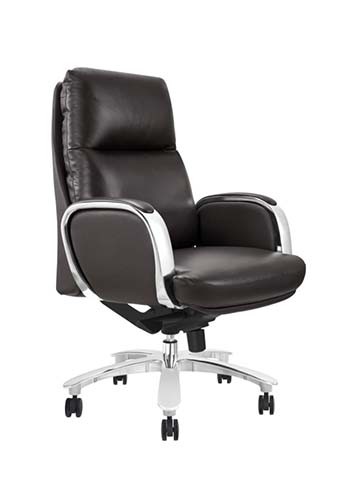 High-Back Black Leather Executive Swivel Chair EXEC-HB-BLK-CHR-01