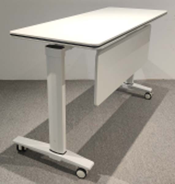 Mobile Height-Adjustable Fliptop Training Table