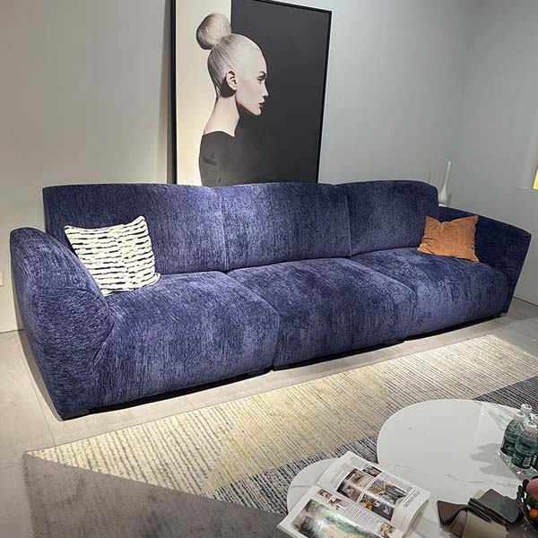 Contemporary Upholstered Four-Seat Sofa