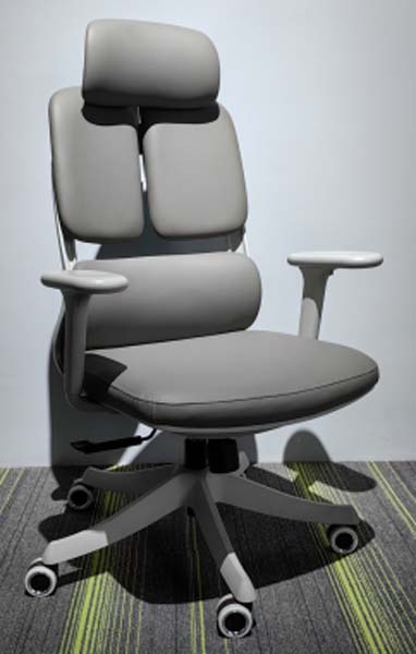 Dual Split Backrest Ergonomic Executive Office Chair with Headrest