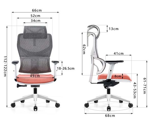 High-Back Mesh Ergonomic Office Chair