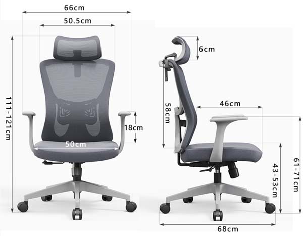 Ergonomic High-Back Mesh Office Chair