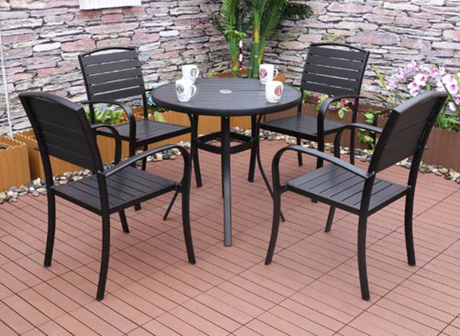 5-Piece Weather-Resistant Outdoor Patio Dining Set