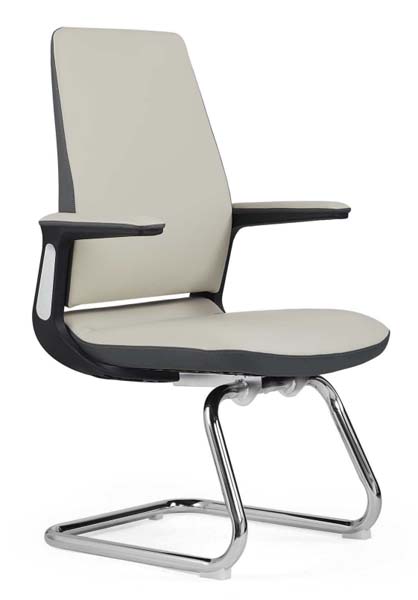 Two-tone PU Upholstered Cantilever Conference Office Chair