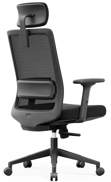 Ergonomic High-Back Mesh Office Chair with Adjustable Headrest and Lumbar Support
