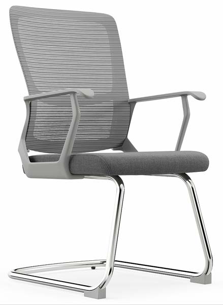 Mesh Back Cantilever Office Conference Chair with Padded Seat