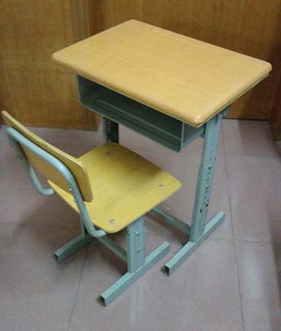 Height-Adjustable Student Desk and Chair Set