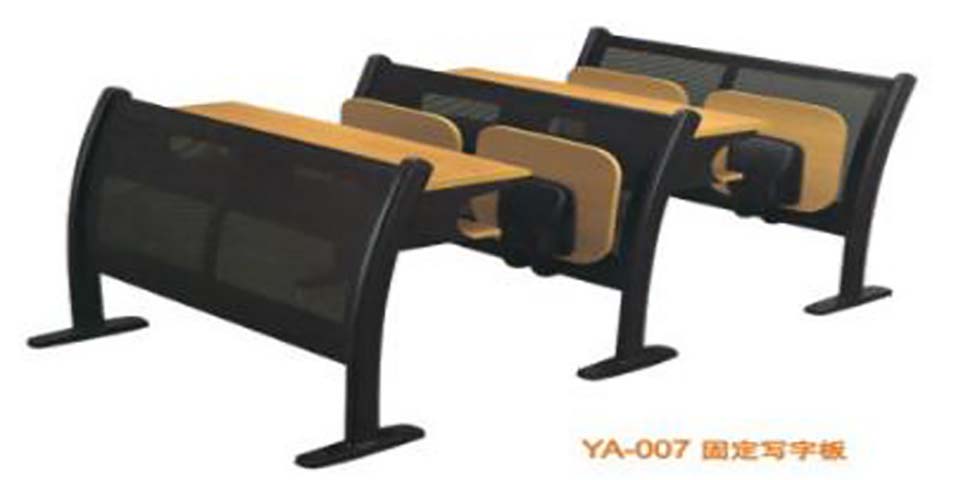 YA-007 Fixed Writing Tablet Lecture Hall Row Seating Unit