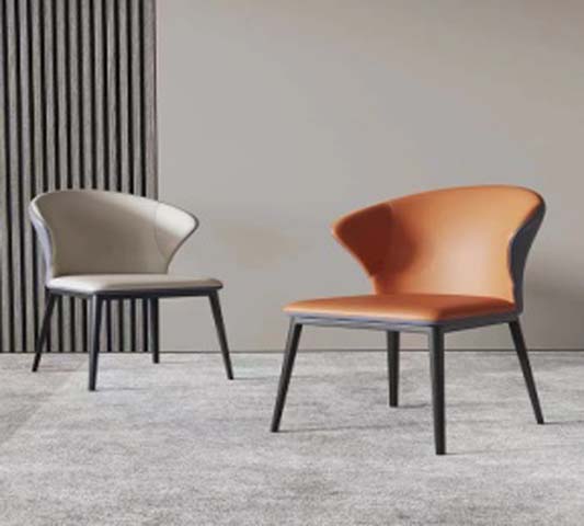 Modern Upholstered Armless Lounge Accent Chair