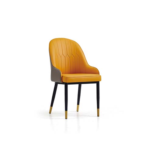 Modern Two-Tone Upholstered Dining Accent Chair