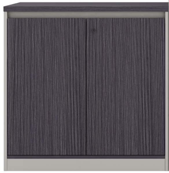 Two-Tone Double-Door Enclosed Office Storage Cabinet