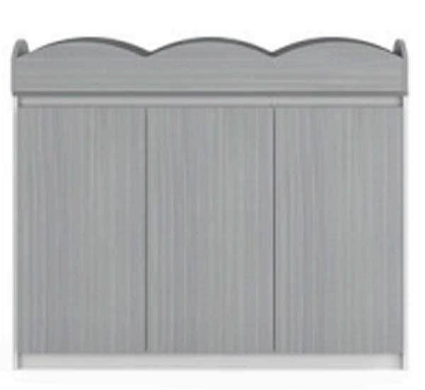 3-Door Horizontal Metal Outdoor Storage Shed