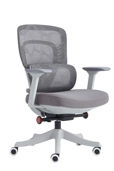 Mid-Back Light Grey Mesh Ergonomic Office Task Chair