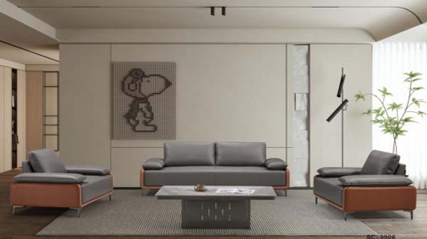 3-Piece Contemporary Living Room Sofa Set with Matching Armchairs