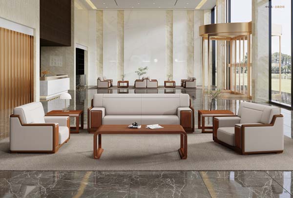 6-Piece Modern Executive Reception Lounge Set