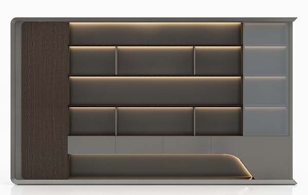 Modern Wall-Mounted Upholstered Bed Headboard with Integrated LED Ambient Lighting