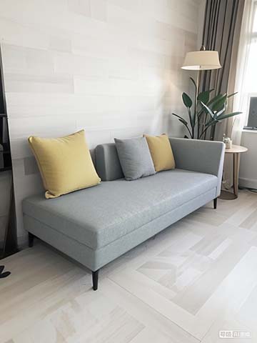 Modern Right-Arm Upholstered Three-Seat Sofa