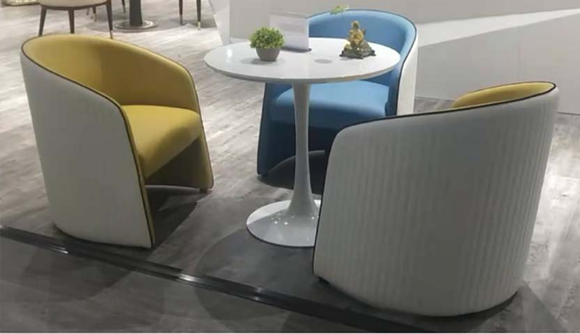 White Tulip Pedestal Round Lounge Bistro Side Table