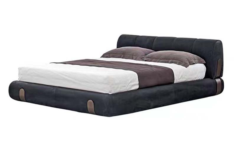 Upholstered Low-Profile Platform Bed