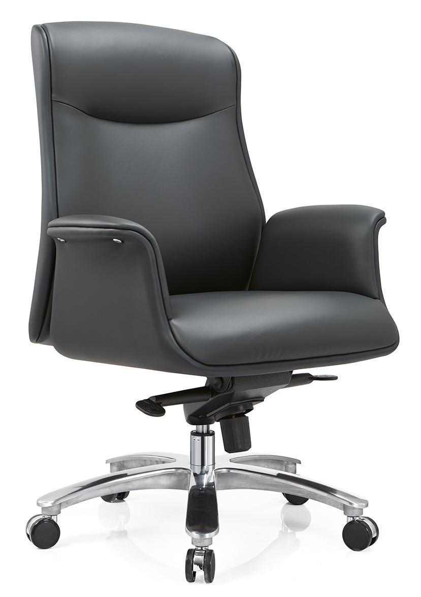 High-Back Leather Executive Swivel Chair