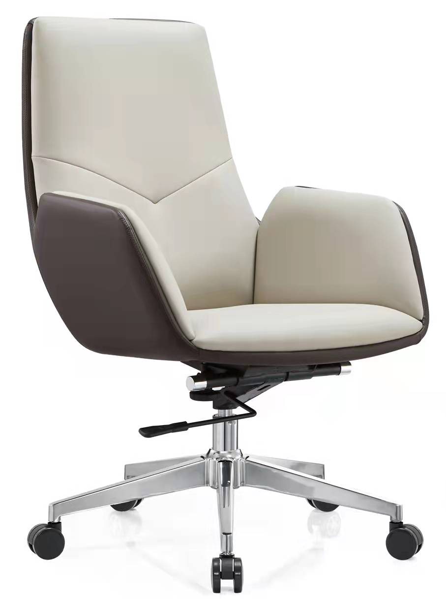 Two-Tone Padded Mid-Back Executive Swivel Chair