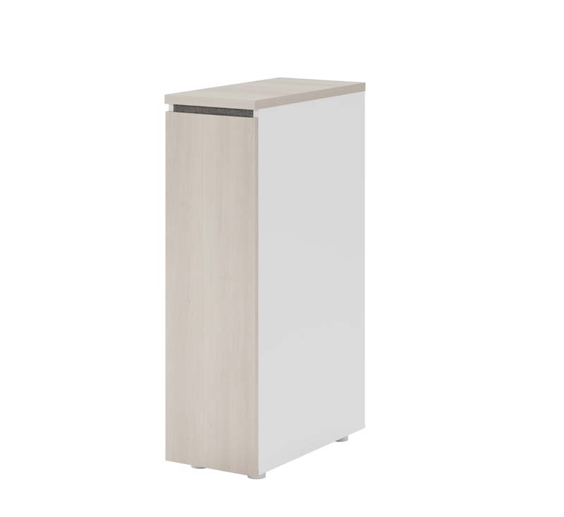 Narrow Two-Tone Office Storage Cabinet