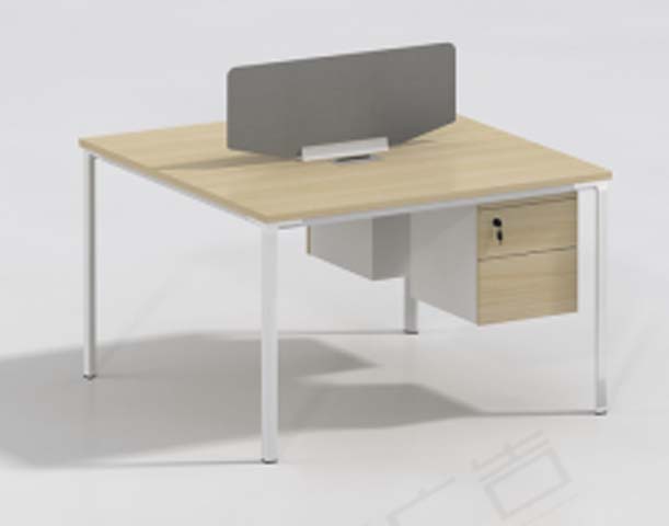 2-Person Face-to-Face Office Workstation Desk WS-F2P-OAK-1200