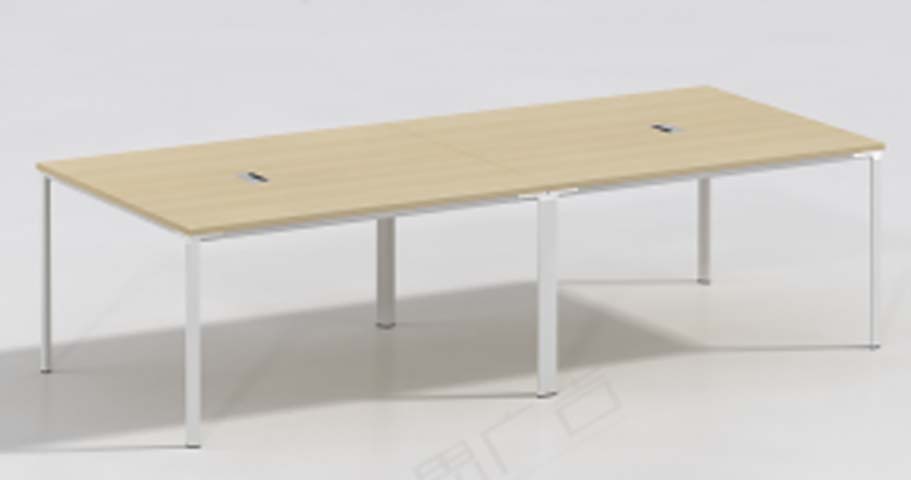 Rectangular Conference Table with Built-in Cable Ports CF-RECT-3600-1200-MW