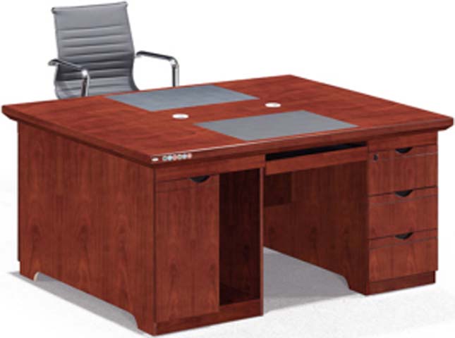 Two-Person Face-to-Face Wood Veneer Office Desk with Drawer Pedestals FD-2P-W1800-RW