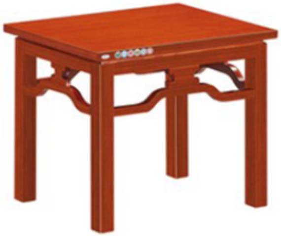 Chinese Style Solid Wood Automatic Mahjong Dining Table AMT-CN-RW-04