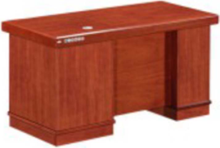 Red-brown Wood Veneer Double-Pedestal Executive Desk ED-DP-RB-1800
