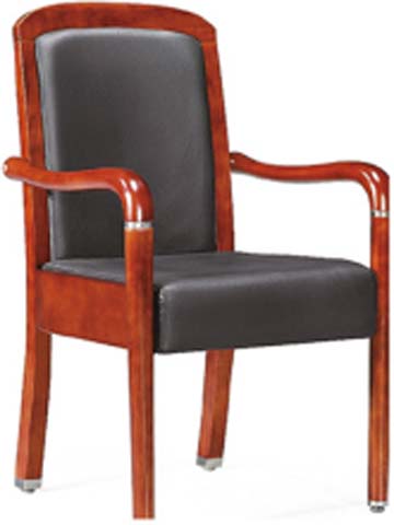 Wooden Frame Upholstered Conference Armchair WF-CONF-ARM-001