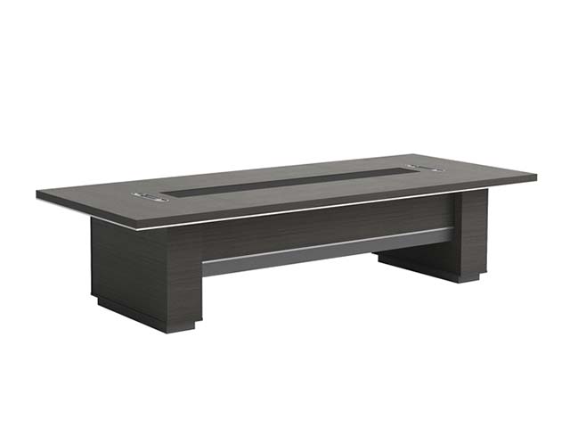 Rectangular Dark Wood Veneer Conference Meeting Table CFN-REC-3600-DW