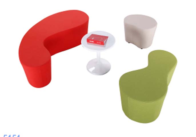 Modular Soft Seating Set with Round Side Table LSE-MOD-001