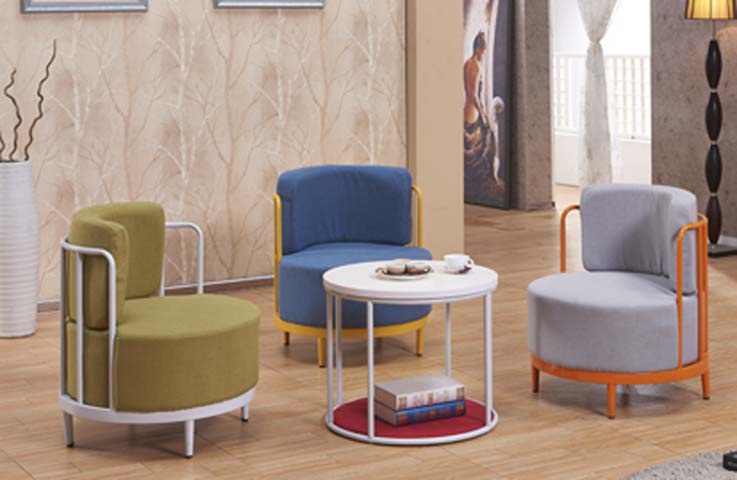 3-Piece Barrel Accent Lounge Chair Set with Round 2-Tier Side Table LGE-BARREL-3CH-TBL-001