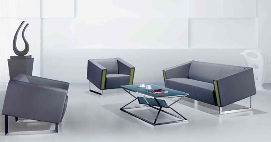 Modern Office Reception Seating Set with Coffee Table RCP-OFF-001