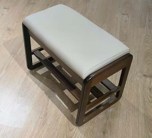 Rectangular Upholstered Wood-Frame Bench BNC-WF700-350-450
