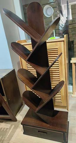 Dark Brown Tree-Shaped Branch Bookshelf TREE-BS-1200-DBR