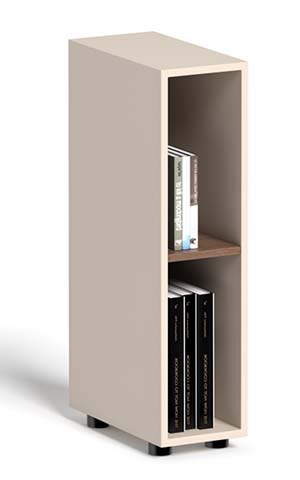 Narrow Open Two-Shelf Bookcase OBC-2S-300X350X900