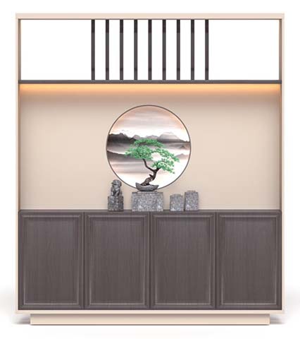 Modern Chinese Style Decorative Display Storage Cabinet DC-NC-1820
