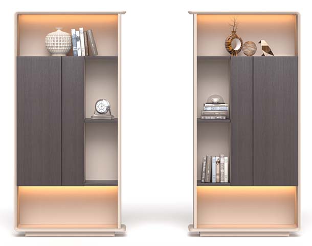 Modern Display Cabinet with Integrated LED Lighting DC-LED-0200
