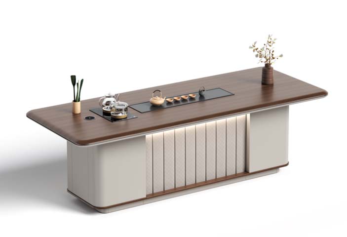 Integrated Smart Tea Table with Panel Base and Tea Service CT-INTPANEL-2200