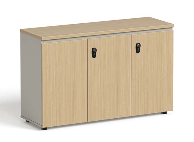 Three-Door Low Lockable Storage Cabinet LSC-3D-1200400800