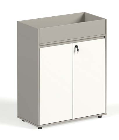 Low Lockable Tambour Storage Cabinet LSC-1200W-TAMBOUR-LOCK
