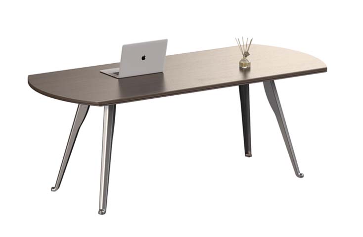 Racetrack Conference Table with Splayed Metal Legs CT-RAC-2400-ML