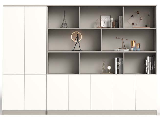 Mixed Open and Closed Office Storage Cabinet OFS-CAB-2800-2000-MIX