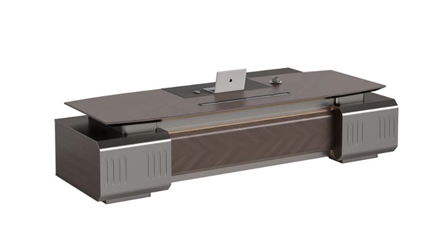 Modern Height-Adjustable Executive Workstation with Integrated Storage and Cable Management EHA-WS-2800-ADJ